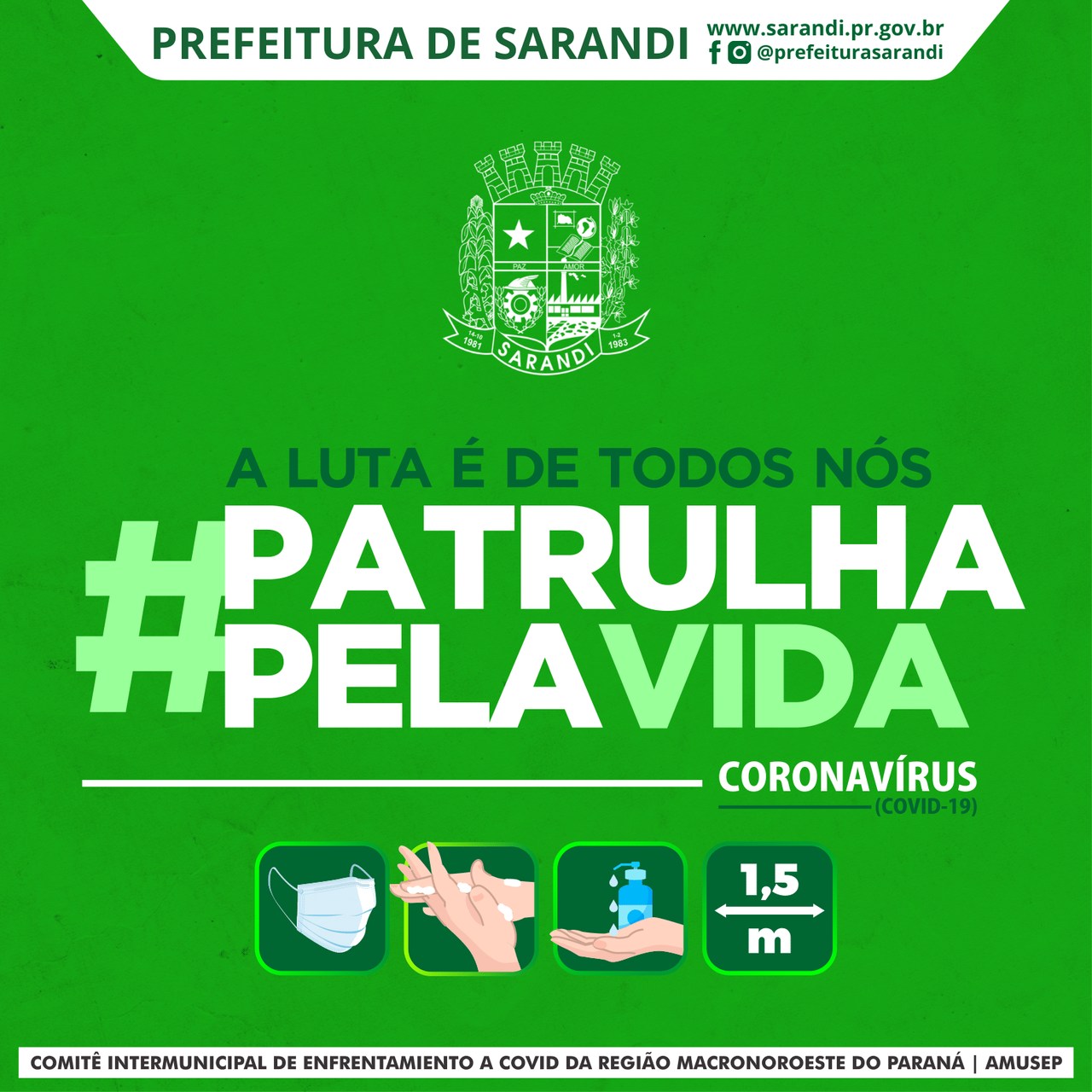 A luta é de todos nós #Patrulhapelavida